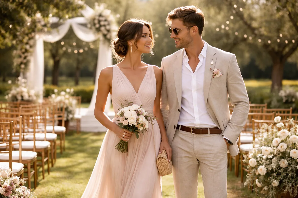 Comment choisir une tenue pour un mariage en plein air
